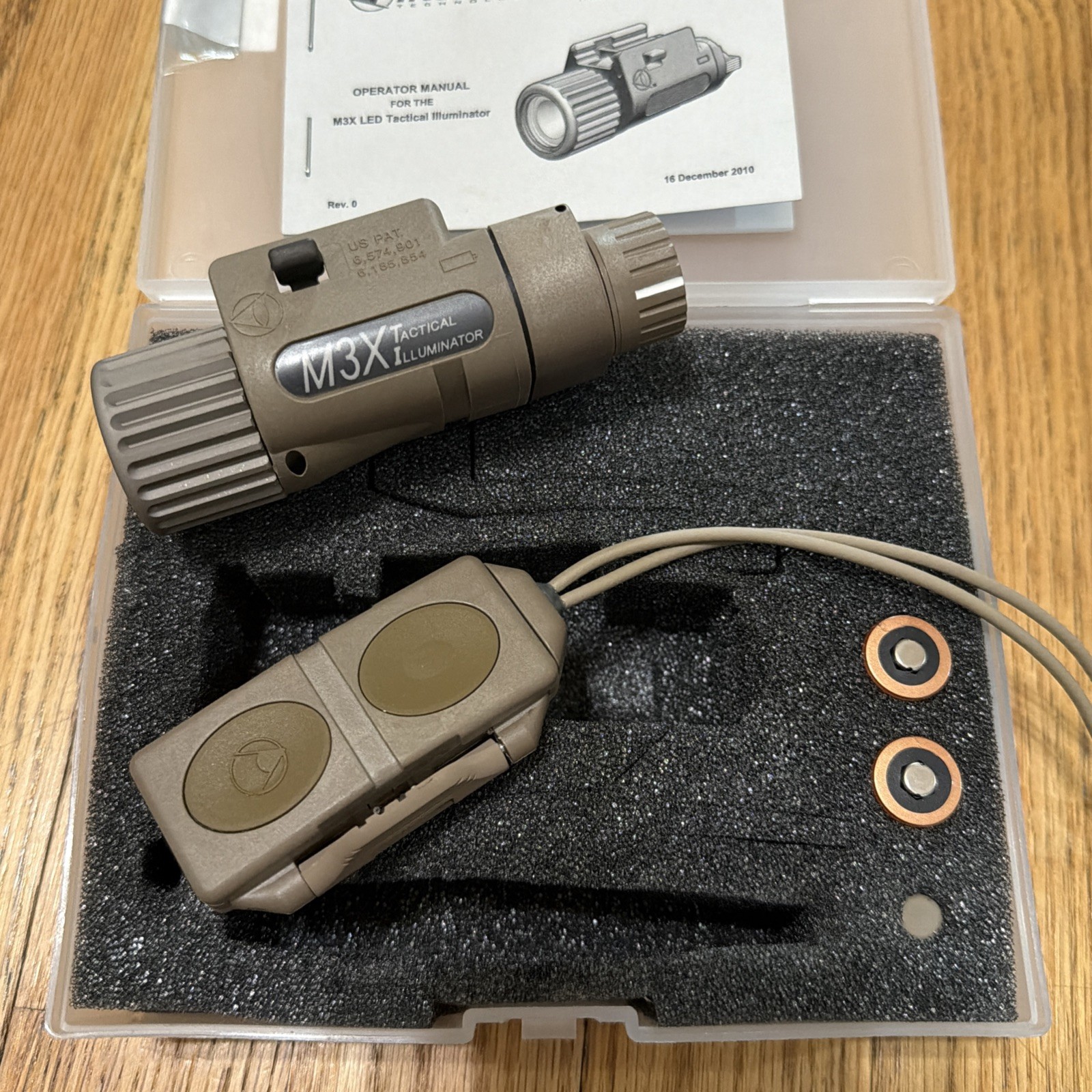 Insight Technology M3X LED Tactical Weapon Light Illuminator Tan/FDE SU-233 GWOT