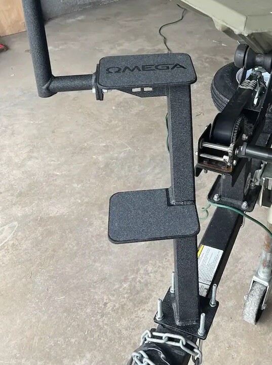Omega Boat Step Dual Step bass Boat Trailer Steps MADE IN USA