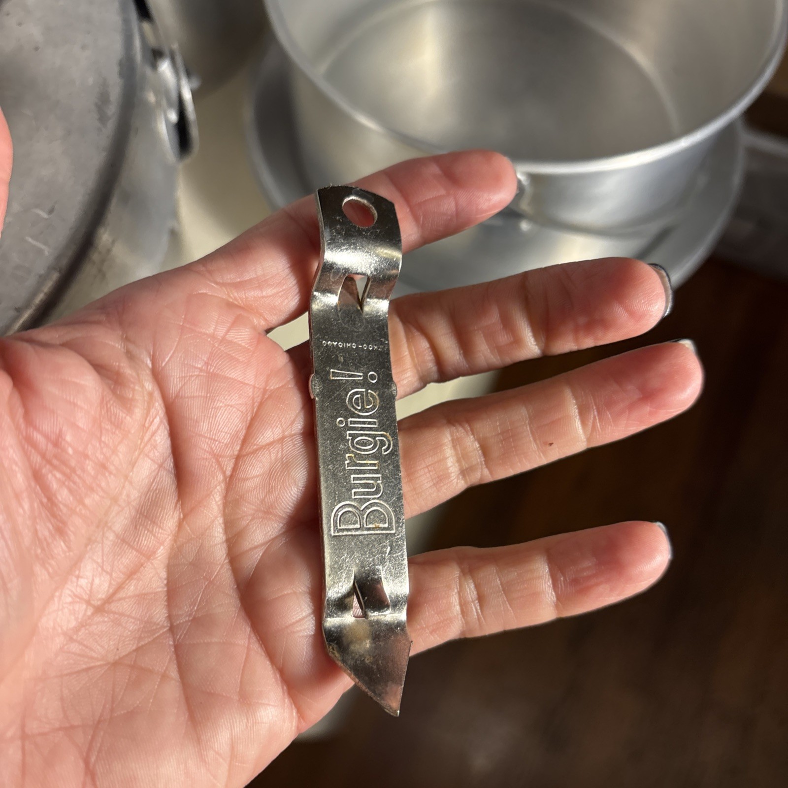 Vintage Aluminum Nesting Camping Mess Set Cooking Pots Plates Cups Set 4 Japan