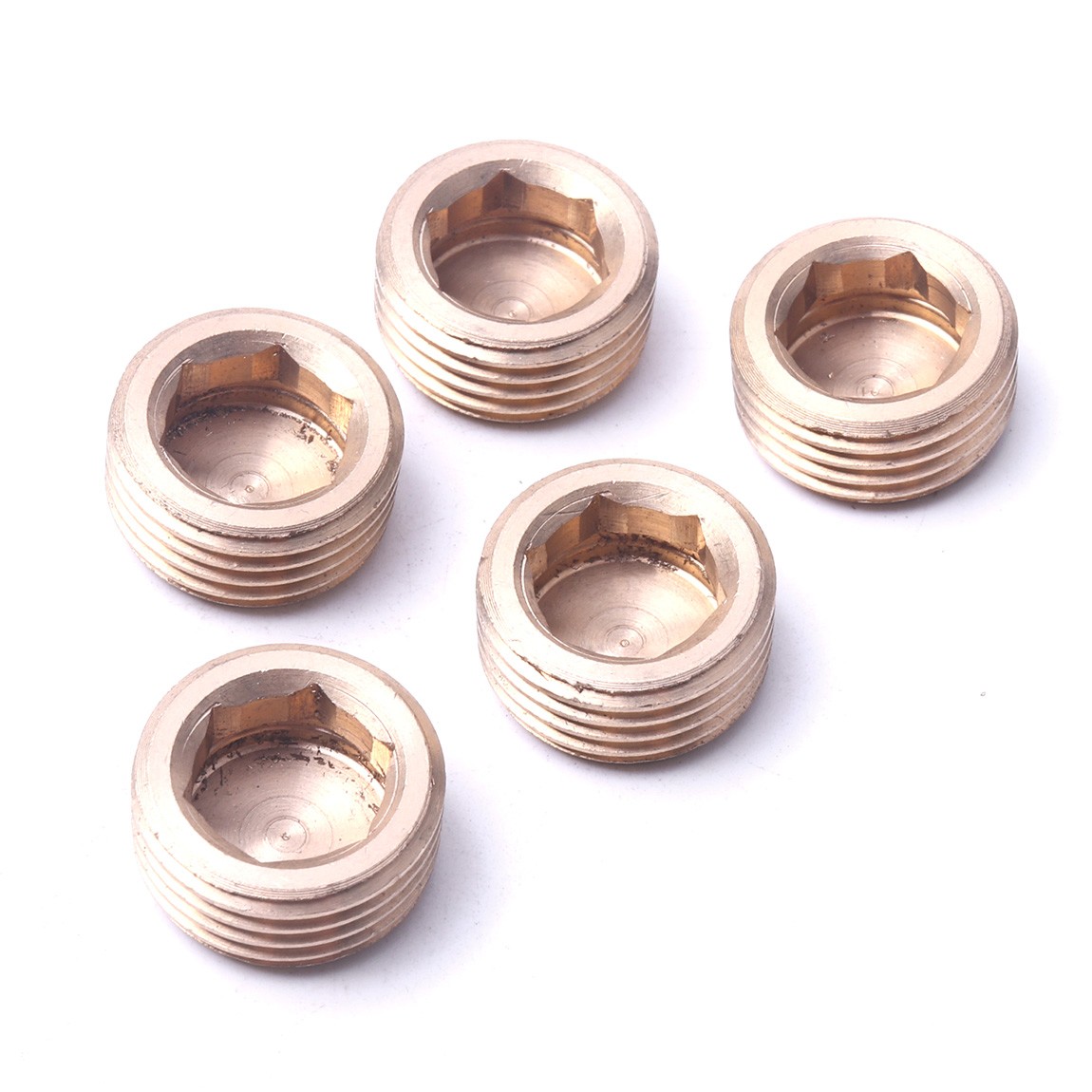 20PCS Pipe Plug 1/8" 1/4" 3/8" 1/2" Male Thread Hex Internal Head Socket Fitting
