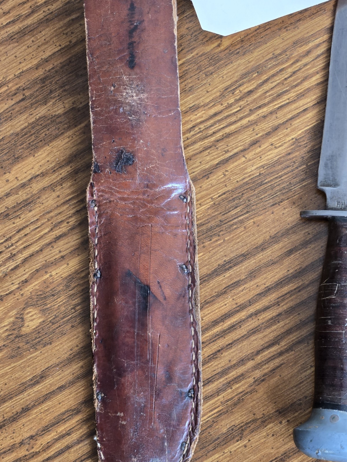 WW2 US Remington Pal RH36 Fixed Blade Fighting Knife & Sheath