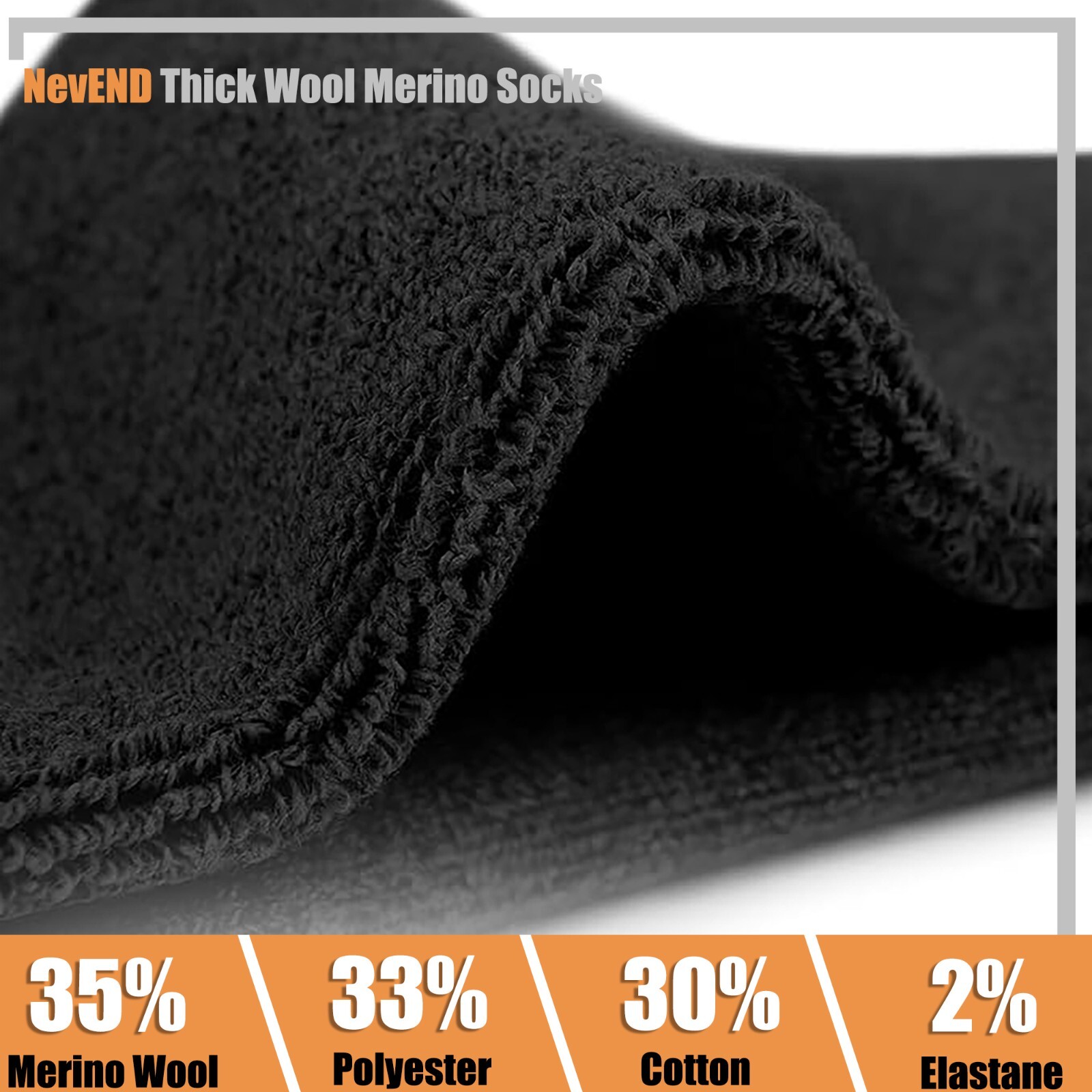 3 Pairs Mens Heavy Duty Winter Warm Merino Lambs Wool Boots Thermal Socks