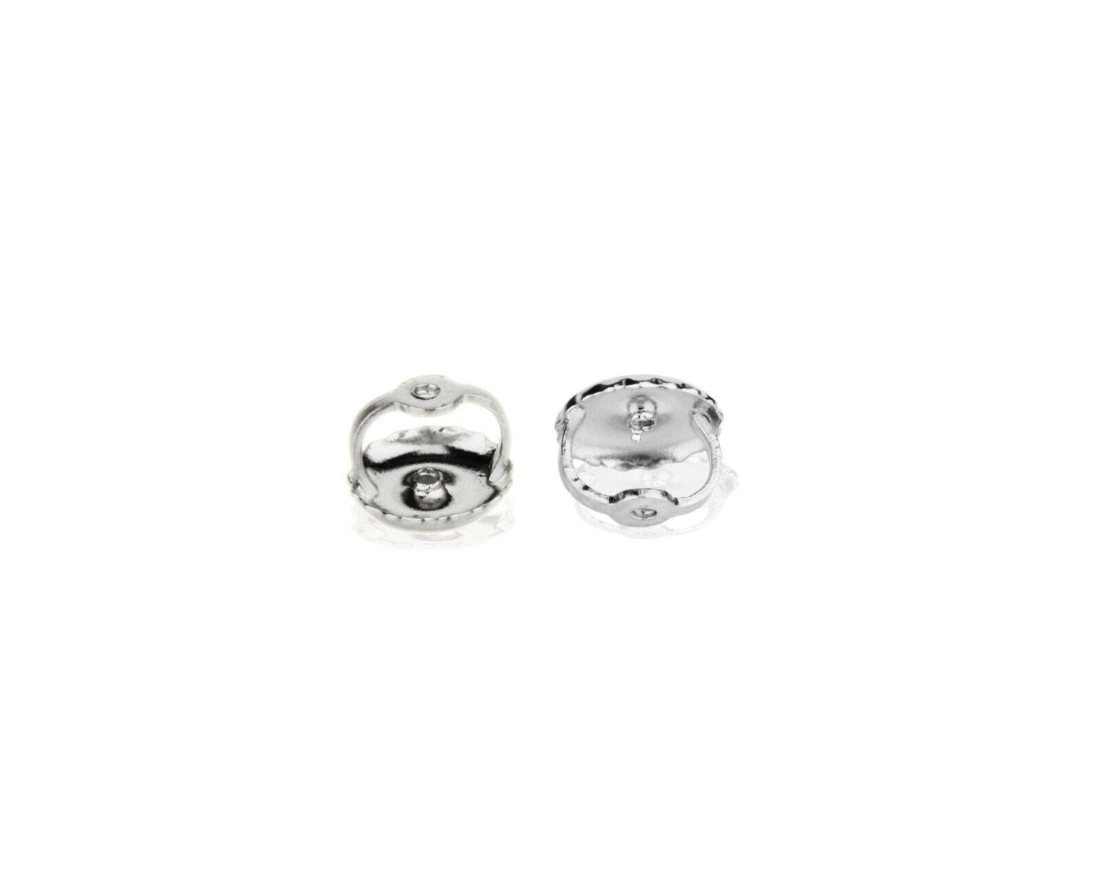 14k Yellow or White Gold Screw-Back Screwpost Earring Replacement Backing by PC