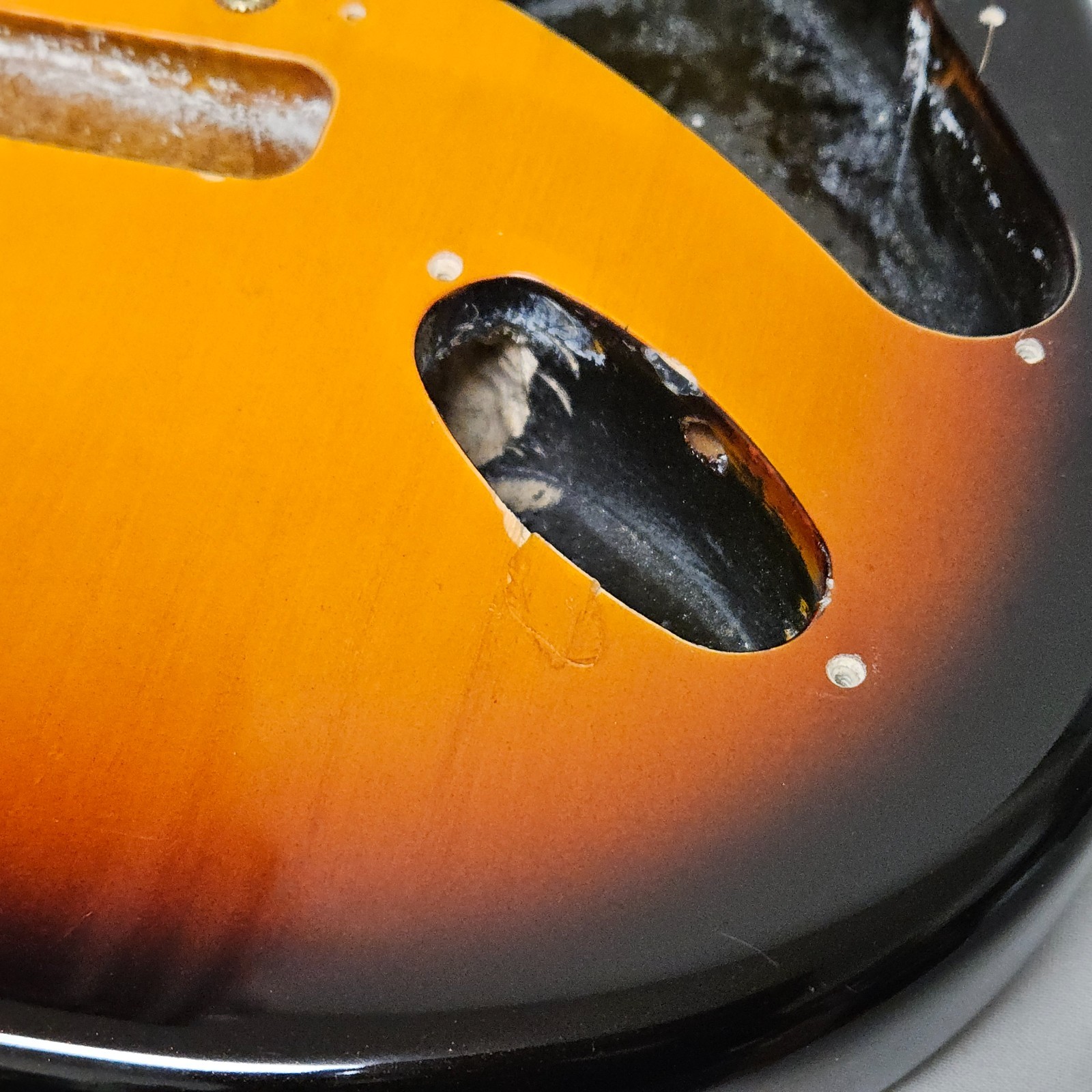 1995 Fender USA Strat Plus Deluxe Body Antique Burst - American Guitar 90s