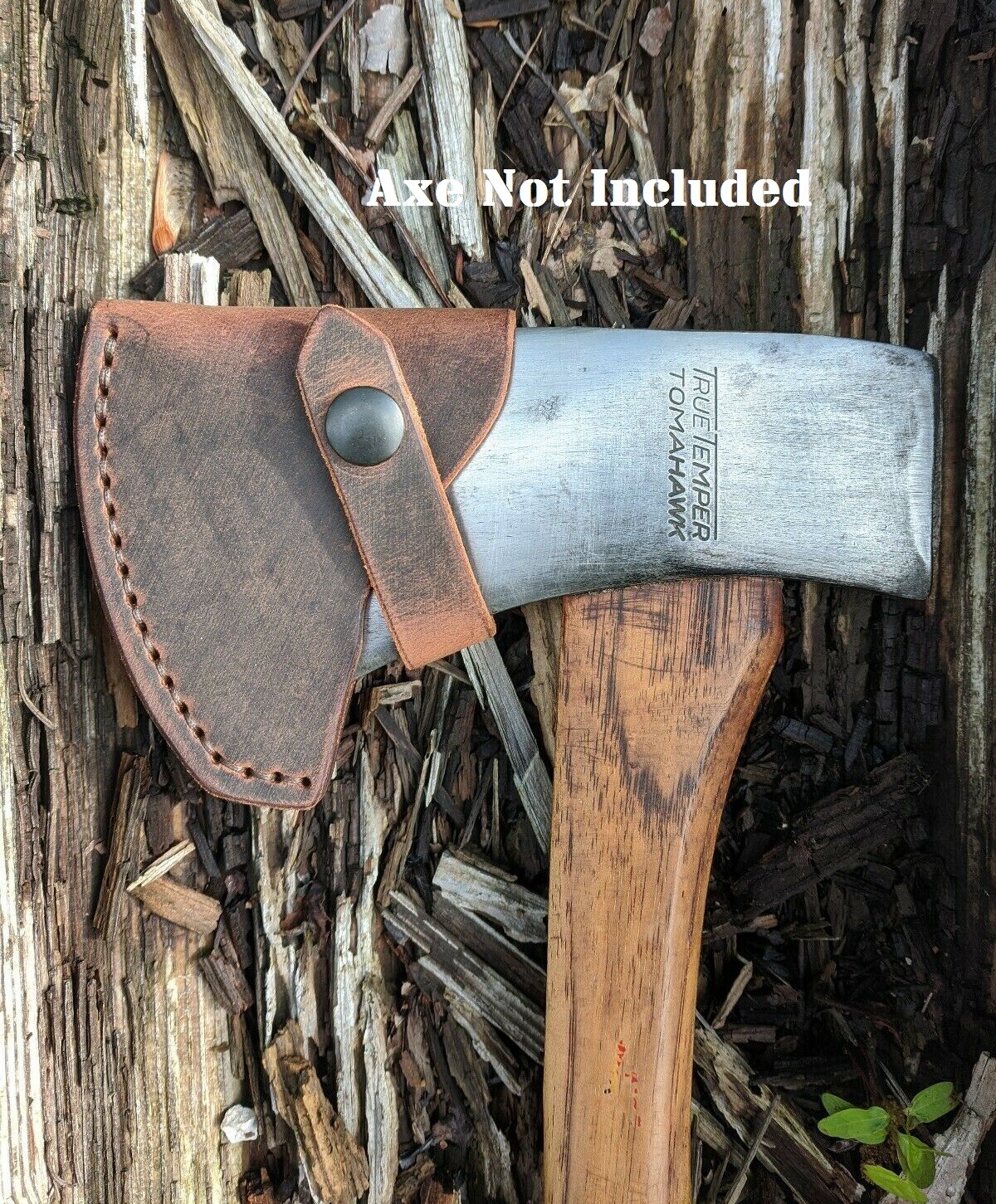 True Temper Tomahawk Hatchet Buffalo Leather Sheath Mask (Axe NOT Included)