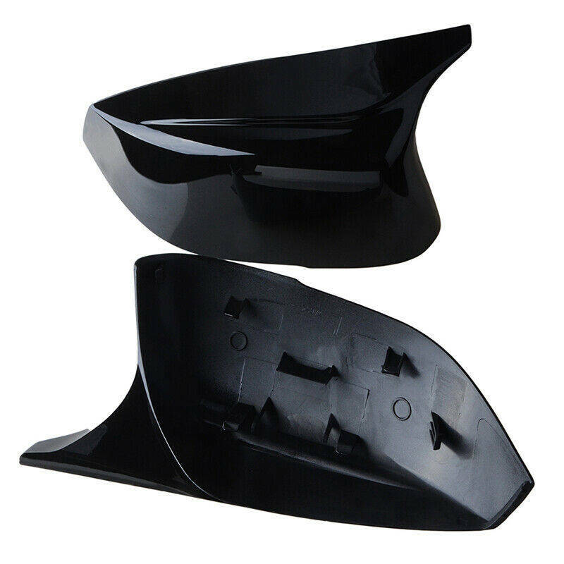 2X Gloss Black M Style Side Mirror Cover Caps For Infiniti Q50 Q50S Q60 Q70 QX30