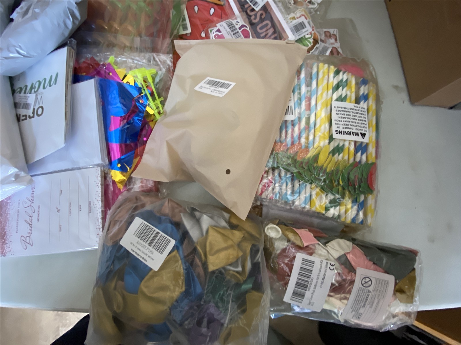 New Party Supplies Packs Resellers Lot #7077