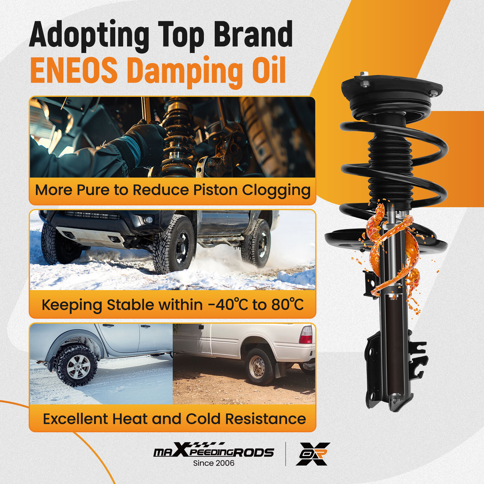 Front Struts + Control Arm + Sway Bar + Tie Rods for 2009-2012 Nissan Maxima