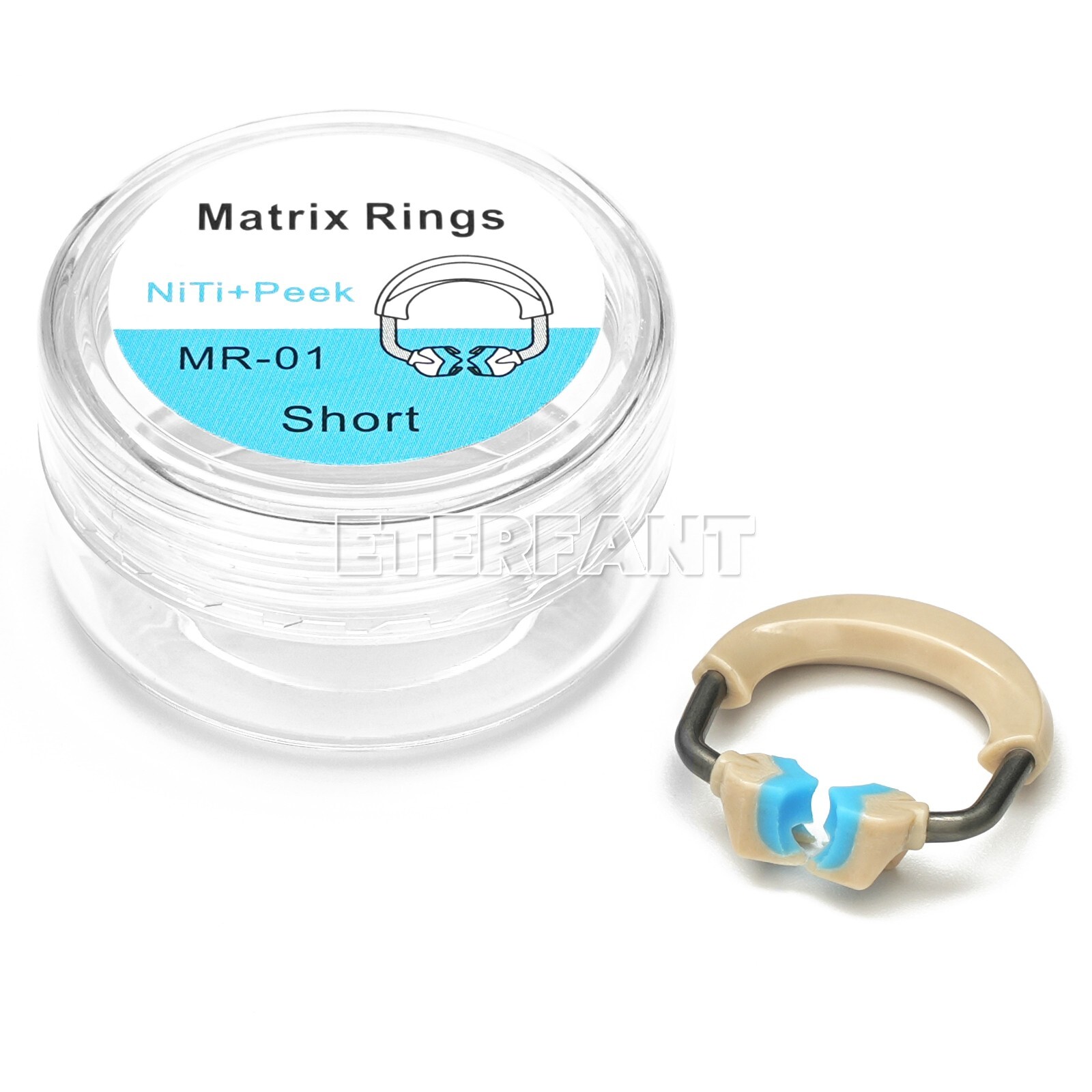 Dental 3D Separator Matrix Bands Rings Matrices Clip Clamp Titanium Fit Garrison