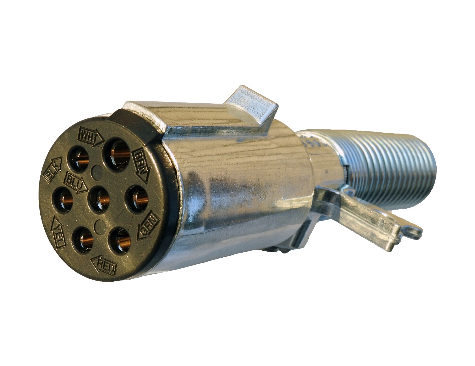 Road Superior Truck Parts 7-Way J560 Electrical Replacement Plug w/Spring Guard