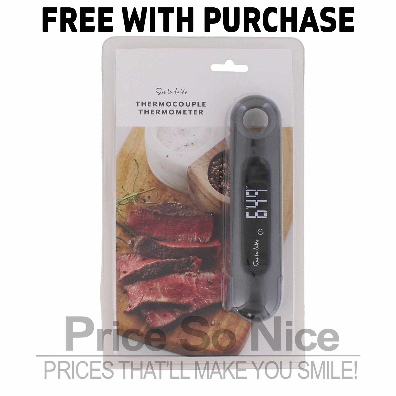 Cole & Mason Hampstead Electric Salt & Pepper Mills w/ Light + FREE Thermometer