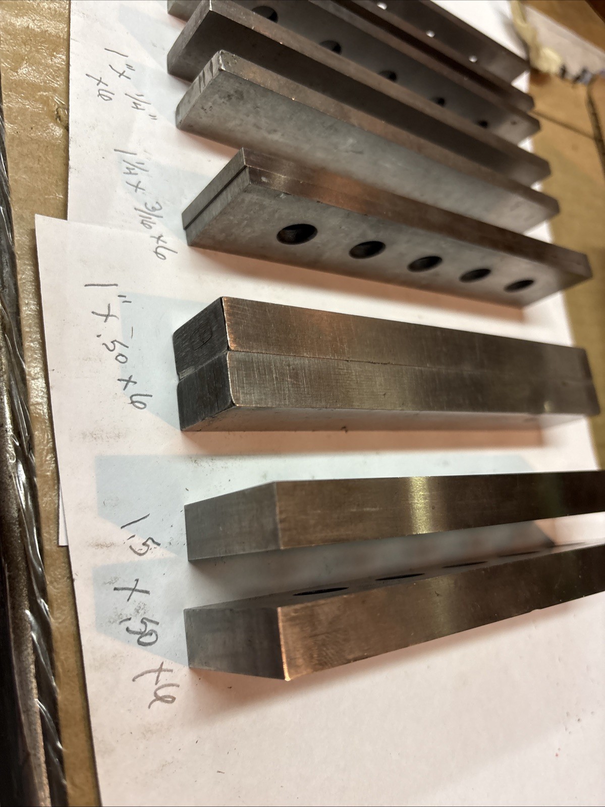 Vintage Set Of Mixed Toolmaker Parallels