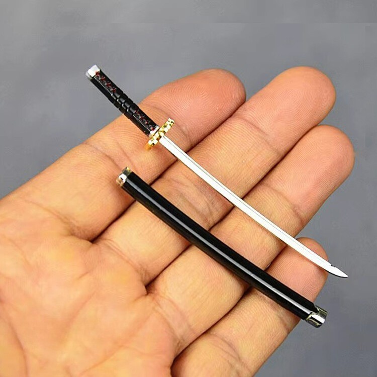 1/12 3.54'' Metal Samurai Sword Katana For 6" Action Figure Custom