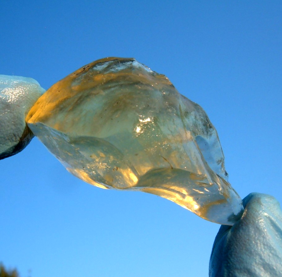 Libyan Desert Glass Meteorite Tektite impact specimen(115crt)Cristobalite Gem AA