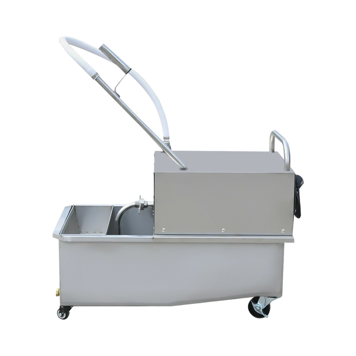 Commercial Fryer Oil Filter Cart Machine Kitchen Oil Filter System USA
