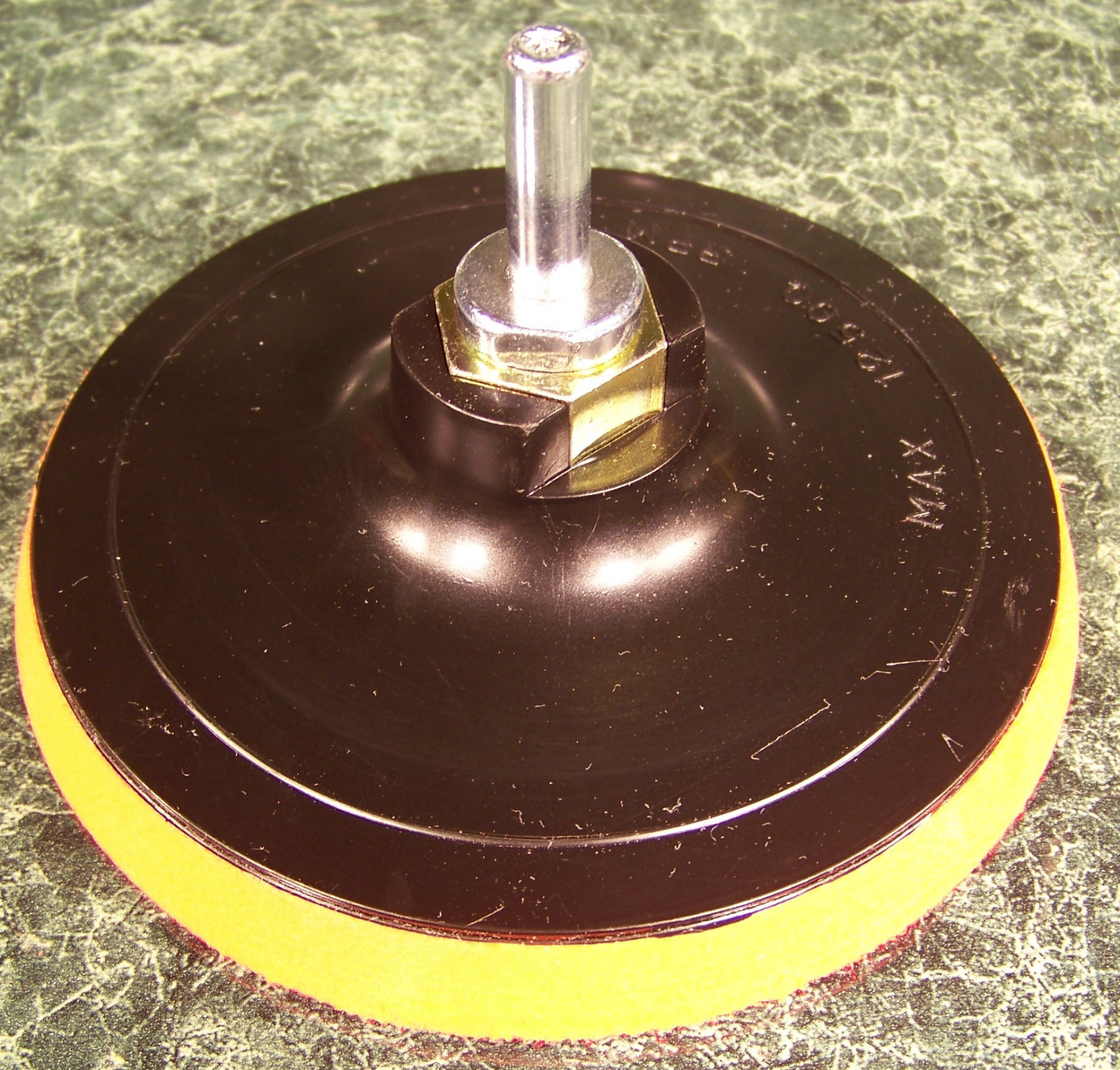 5" BACKING PAD / DISC 5/8x11 THREADED HOOK / LOOP POLISHING SAND SURFACE ADAPTER