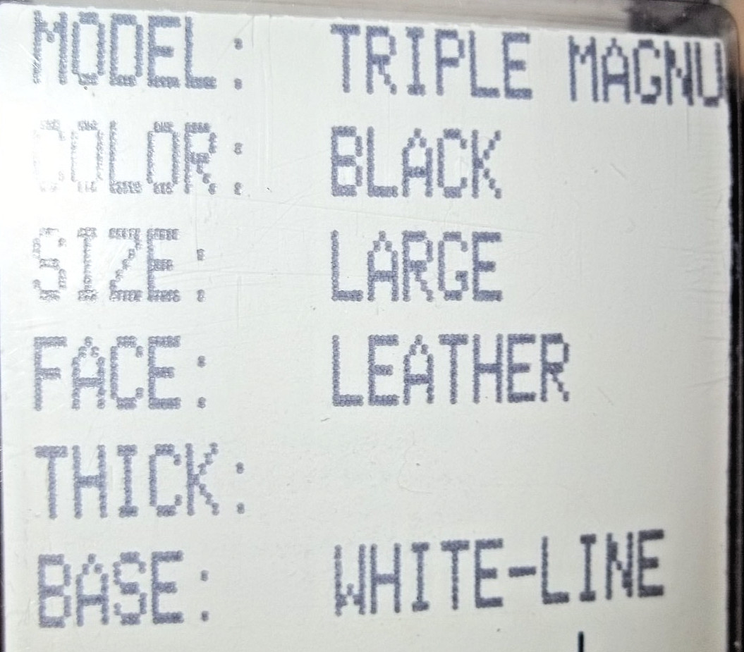 Pachmayr Model T-660-L-LE-BL Pad-Triple Magnum ~ NEW IN PACKAGE ~ FREE SHIPPING