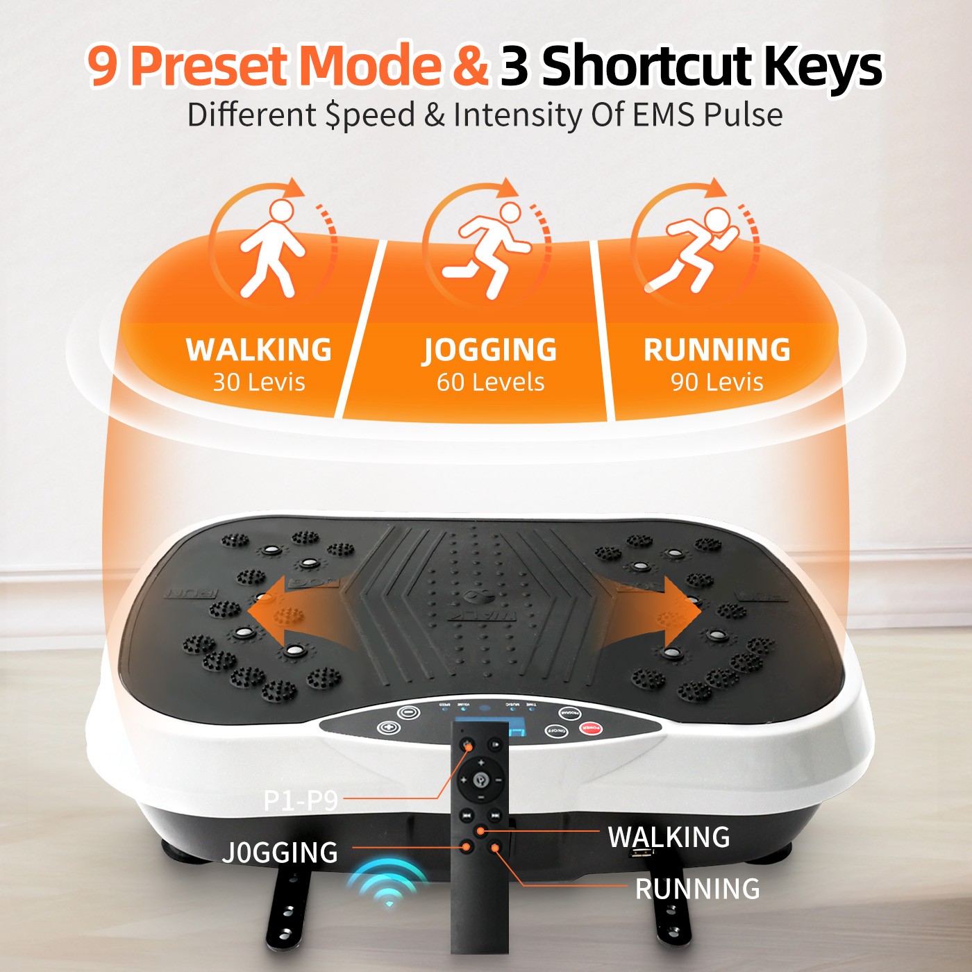 NEW Vibration Platform Exercise Machine Whole Body Workout Vibrate Plate Fitness