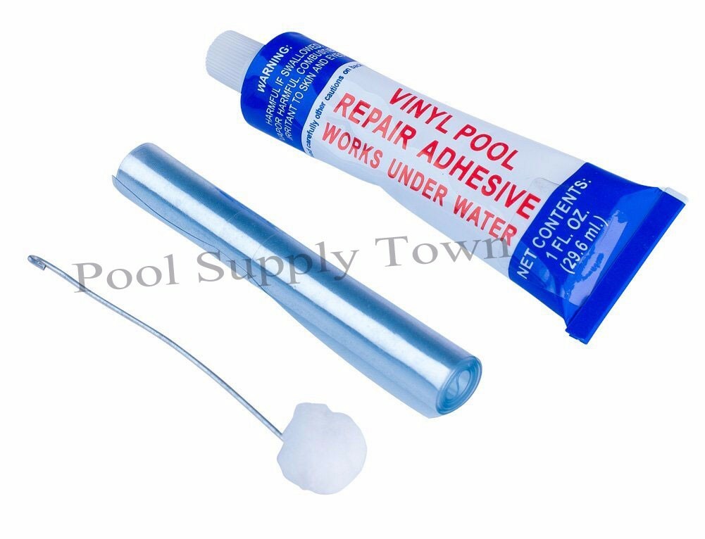 Swimming Pool Vinyl Liner Pool Repair Kit with Sealant Works Under Water