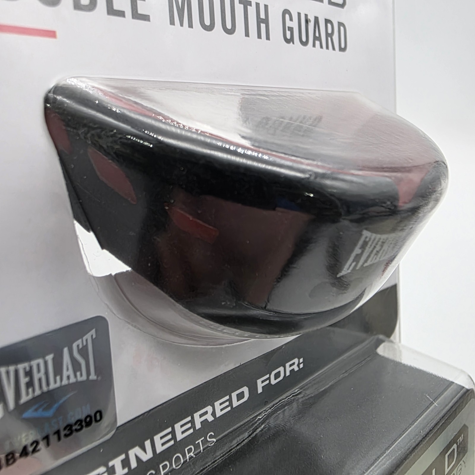 New Everlast Evershield Double Mouthguard Black Boxing & MMA Model: 1400007