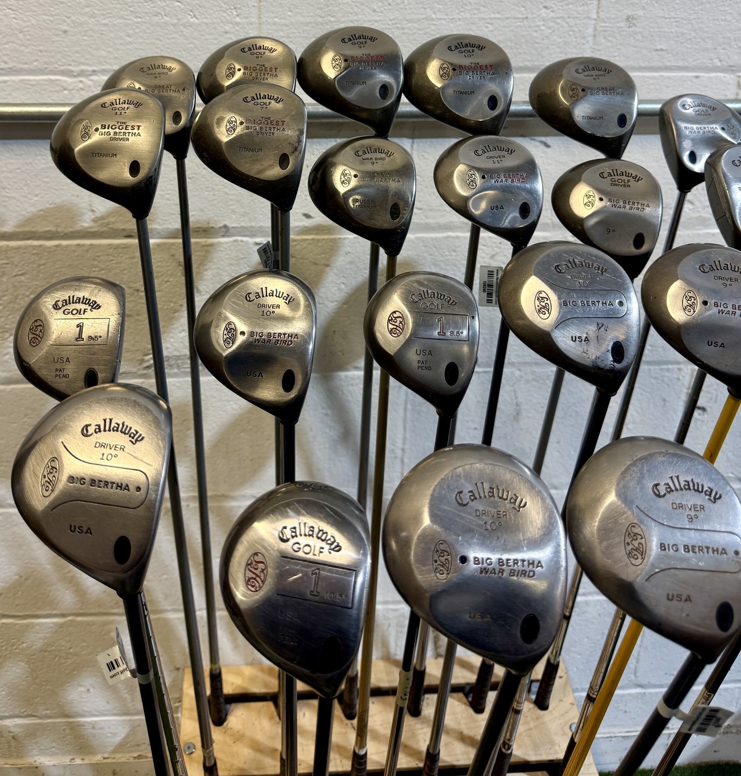 Wholesale Lot of 30 Golf Clubs - Callaway Warbird Drivers - Various Lofts/Flexes
