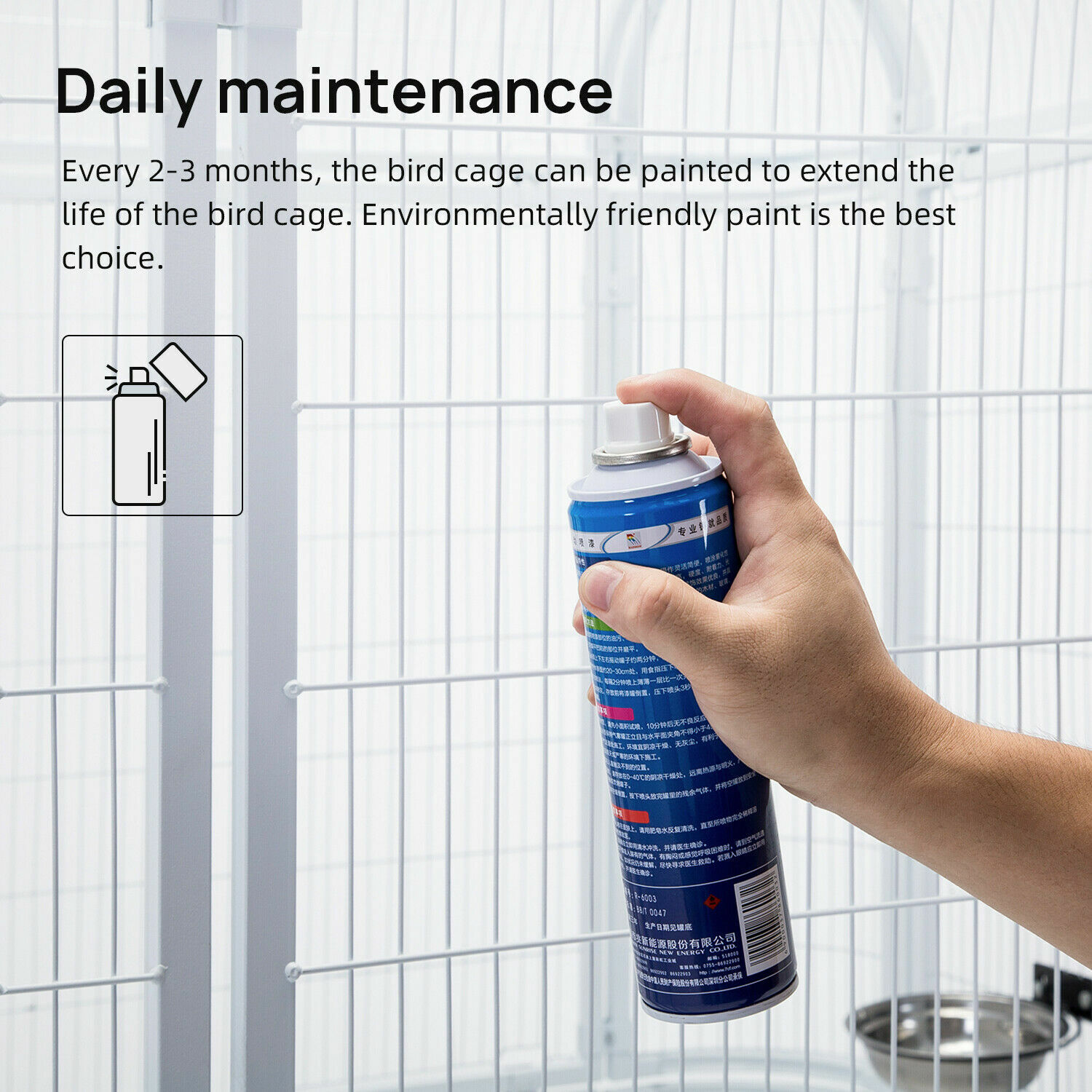 Large Metal Aviary Bird Cage Walk-in Parrot Macaw Flight Cage Finch Pet Supplies