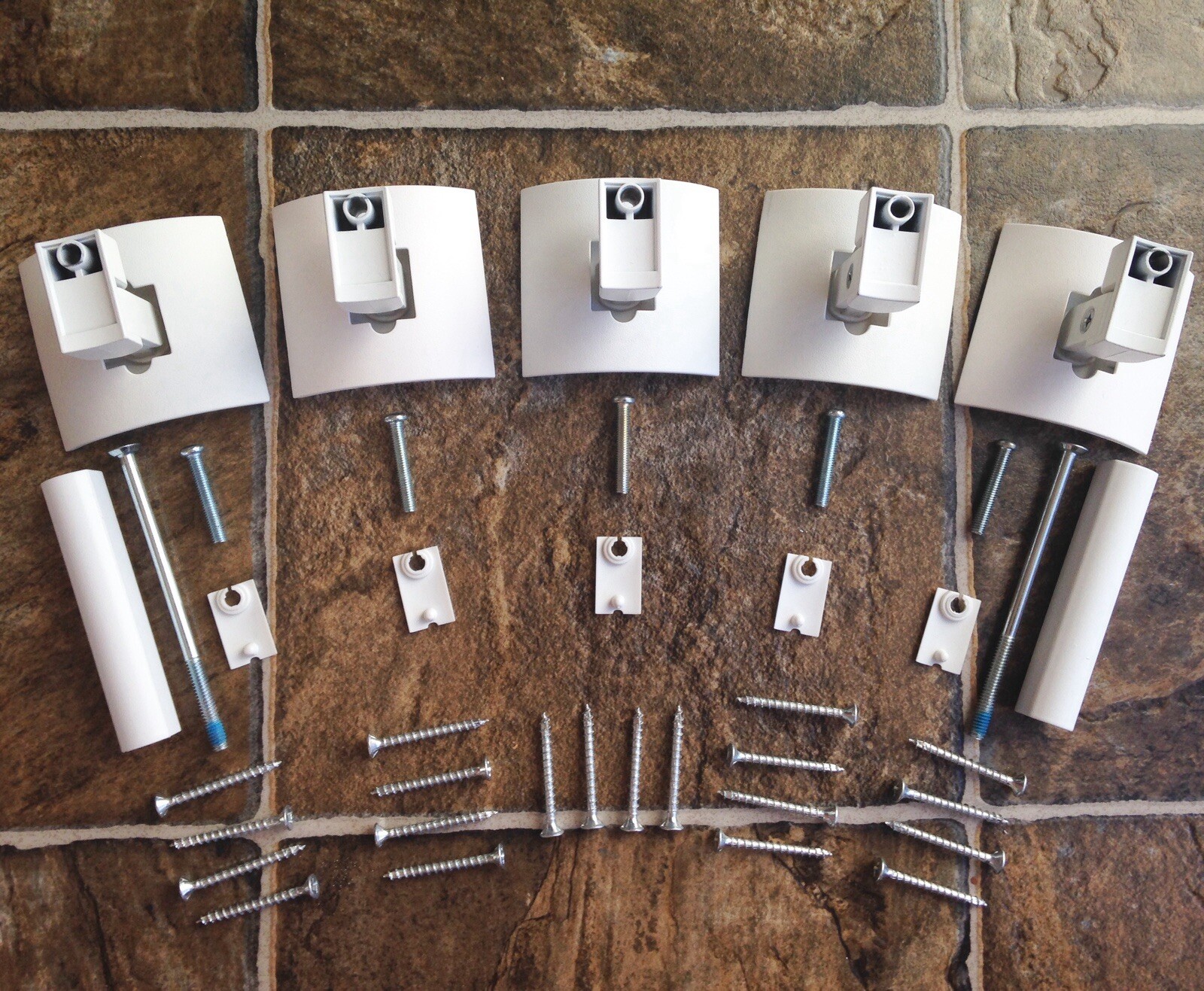 Set of 5 Bose UB-20B Wall Speaker Mount Brackets-Jewel/Other Cube Speakers UB20.