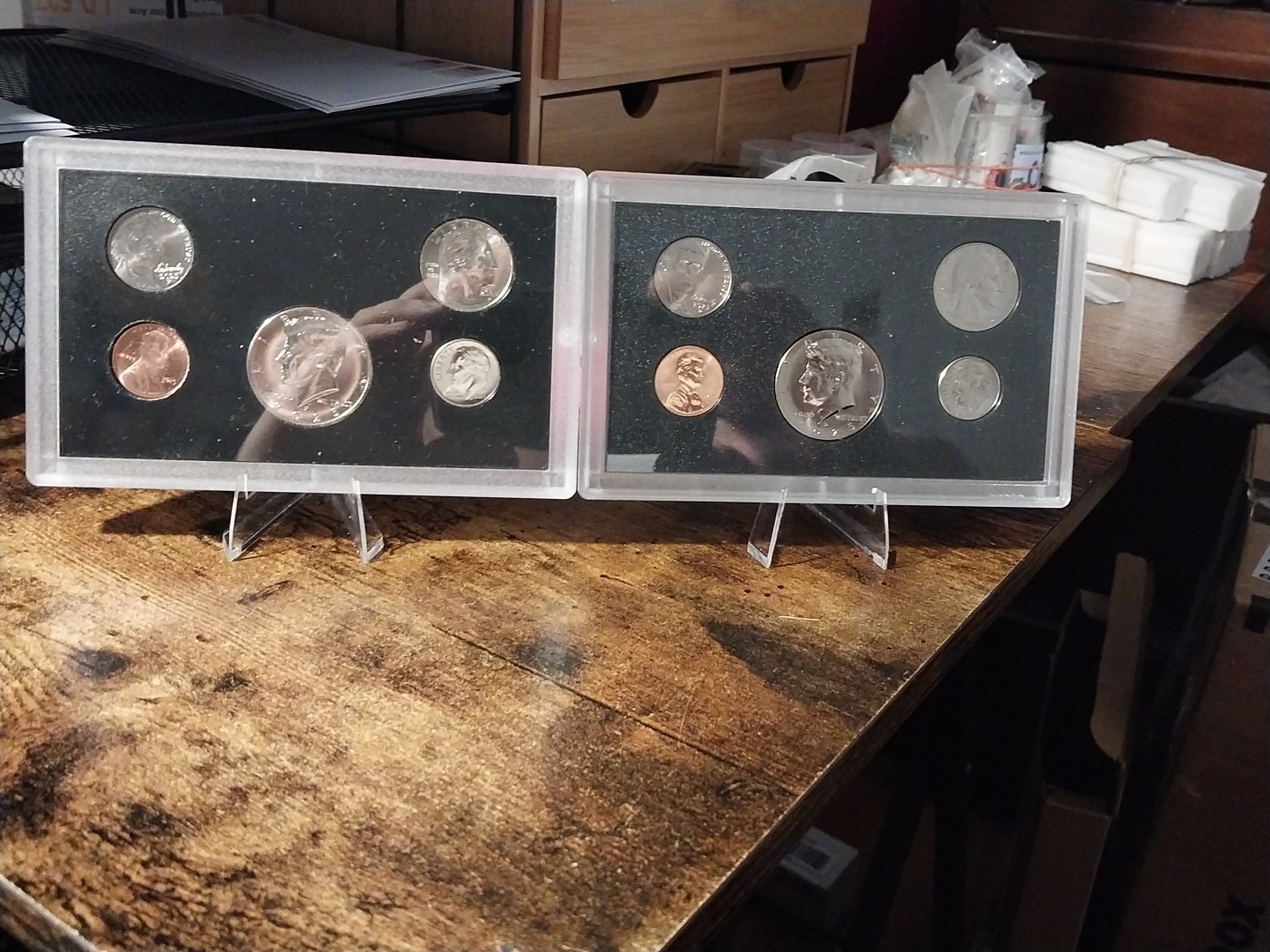 2025 MINT SETS IN REPURPOSED HOLDERS 10 PCS. BRILLIANT UNCIRCULATED P AND D