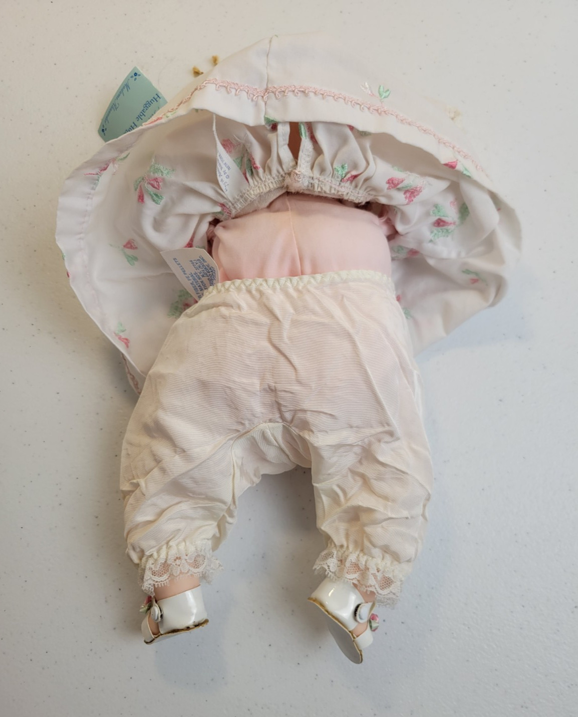 Vtg Madame Alexander Huggable Huggums Baby Doll 70s 75th Anniv Sleepy Eyes