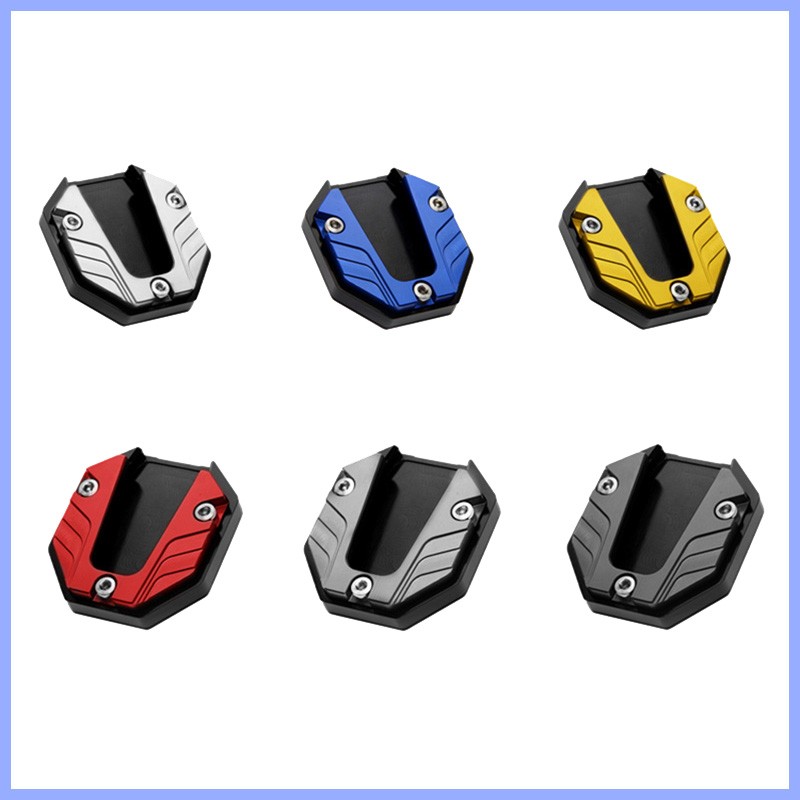 Motorcycle Bikes Kickstand Extender Foot Side Stand Extension Pad Support Plate