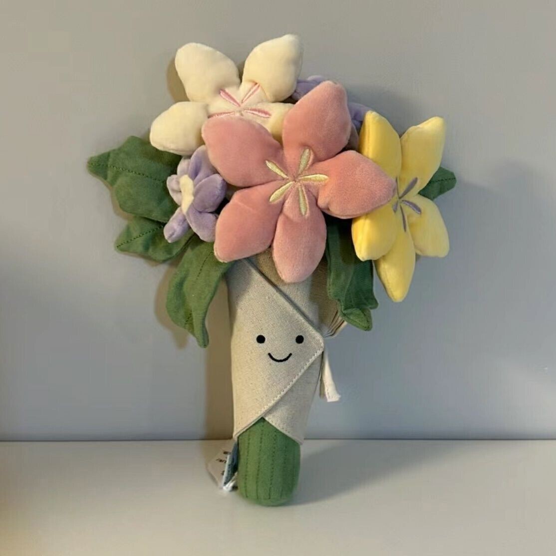 Jellycat Bouquet Flowers Toy Girls Birthday Wedding Gifts Doll Toy NWT