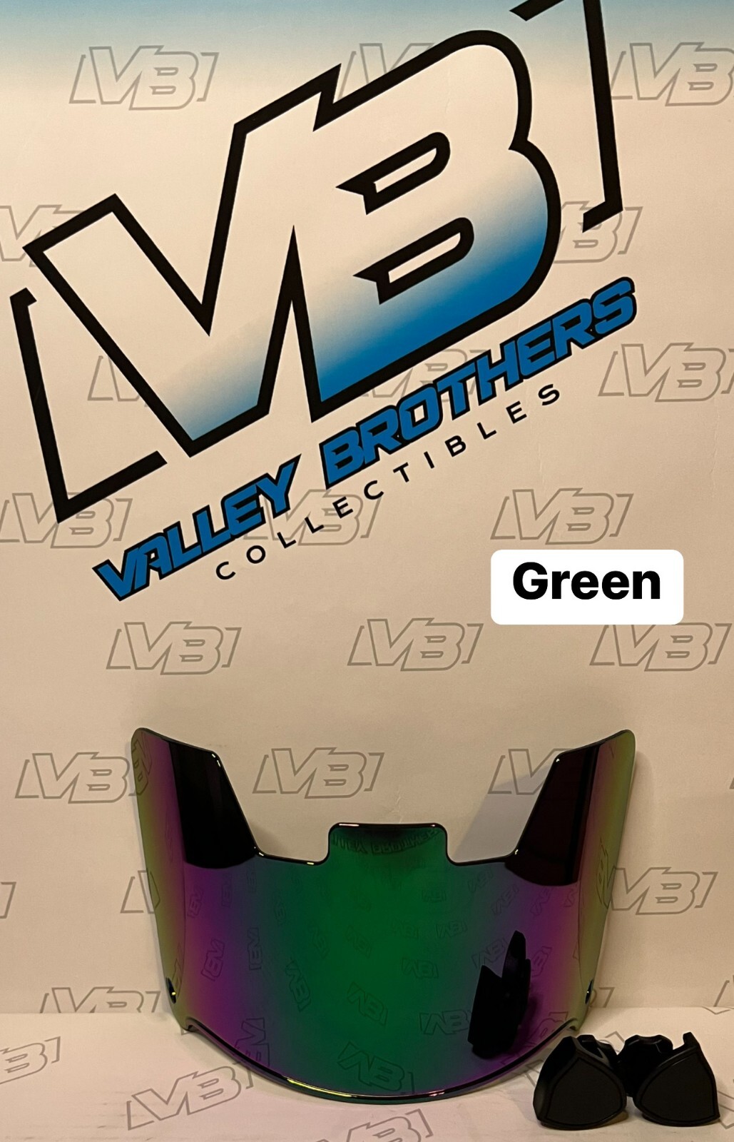 Full-Size Football Visor with Clips