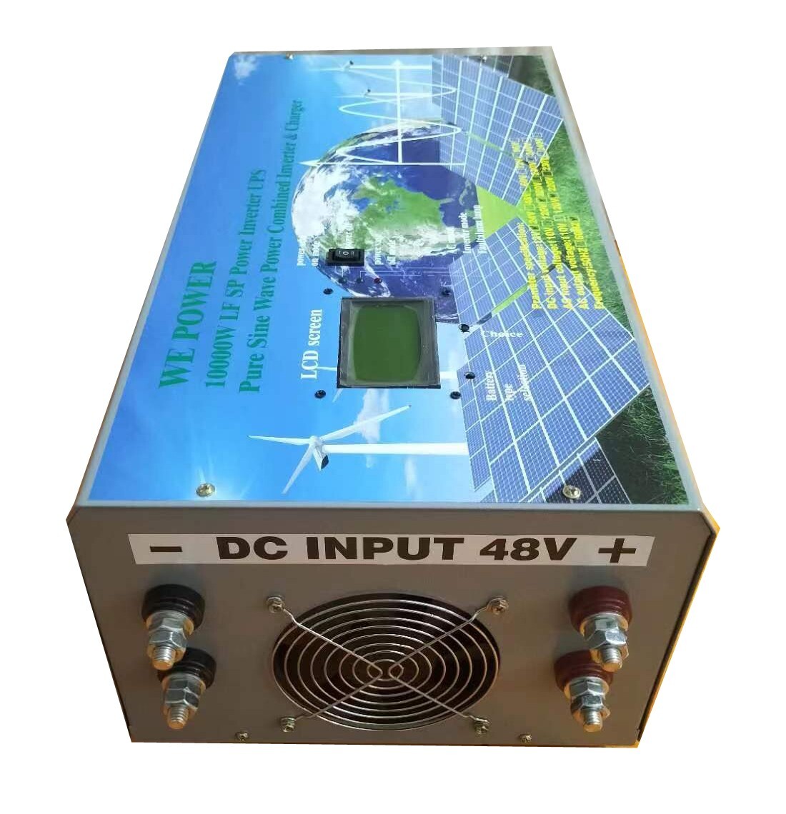 10000W SP Pure Sine Wave Power Inverter 48VDC/110V,220VAC LCD/UPS/ATS/Charger RV