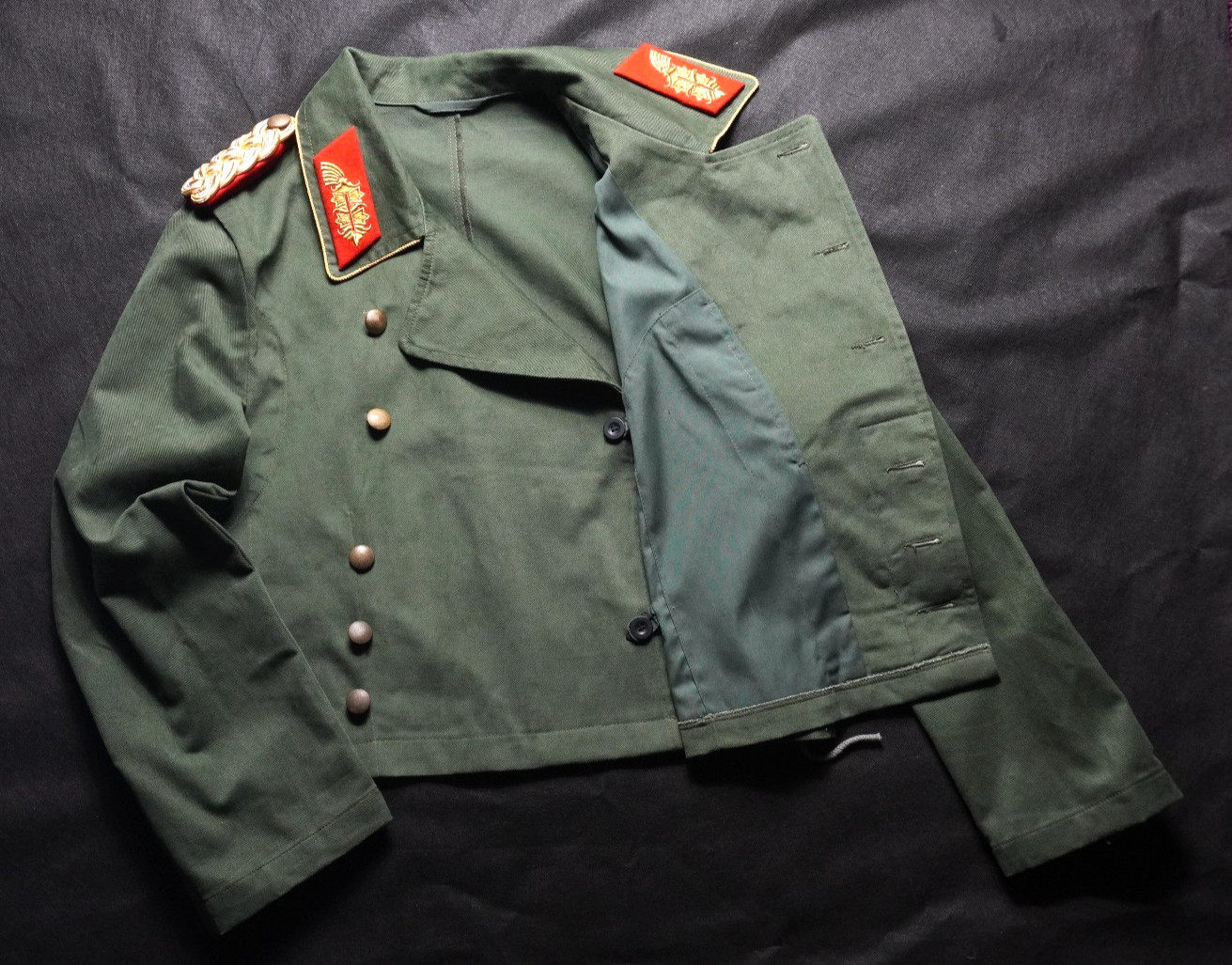 Army generals wrap style field jacket. Cotton. Large (US42-43)