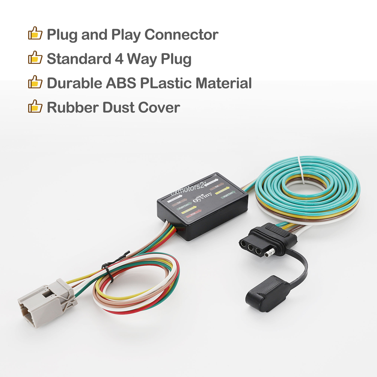 For Honda Pilot 03-08 Odyssey 95-04 CR-V 97-06 Trailer Hitch Wiring Tow Harness