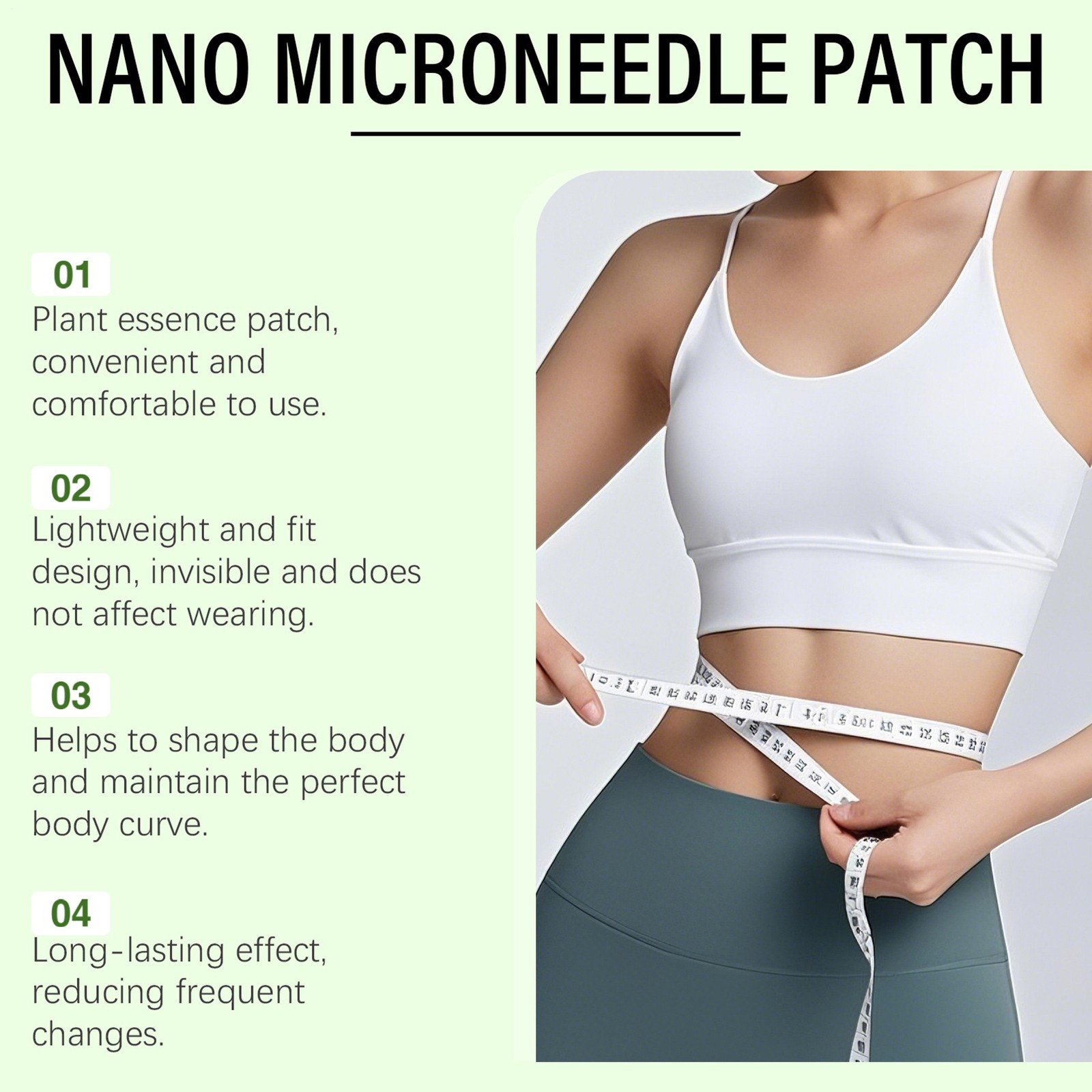 3PACK Moringa Berberine 10-in-1 Advanced Nano Microneedle Patches 7Pcs/Box New