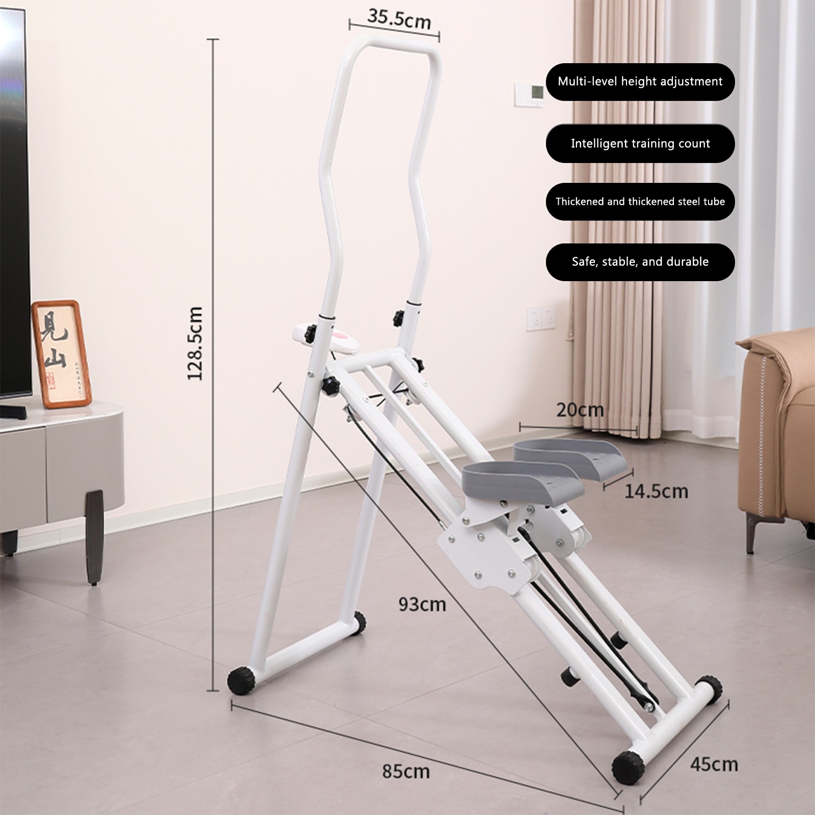 Vertical Climber Stair Stepper Machine For Home Gym Exercise Climbing Machine