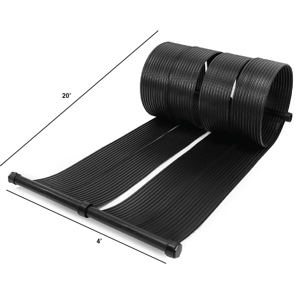 XtremepowerUS 4'x20' Above In-Ground Solar Panel Heater System for Swimming