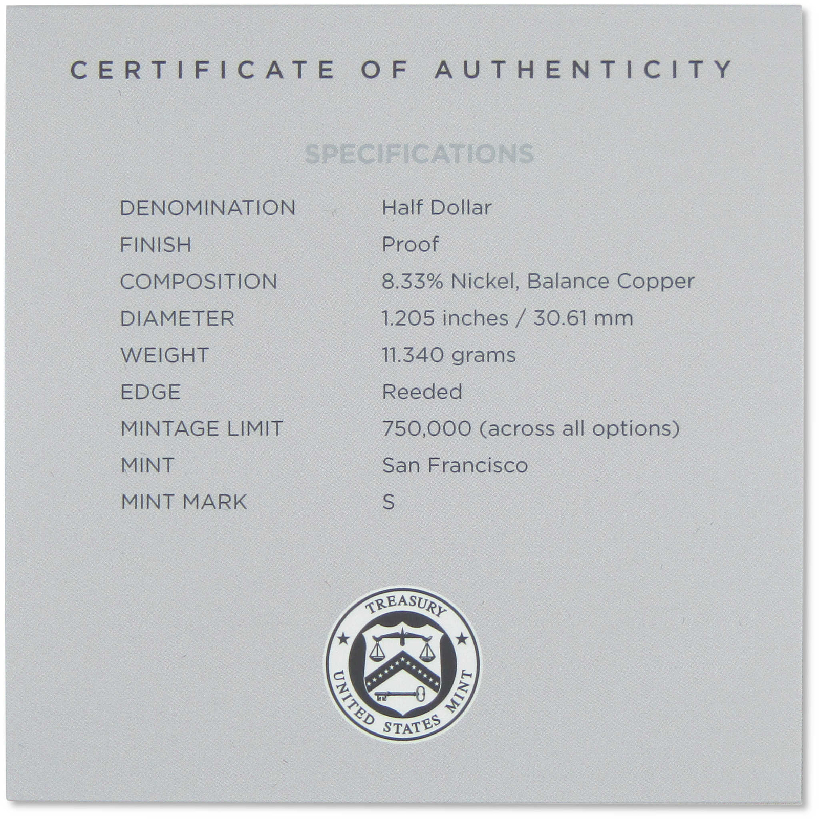 Harriet Tubman Commemorative Half Dollar 2024 S Clad 50c Proof OGP COA