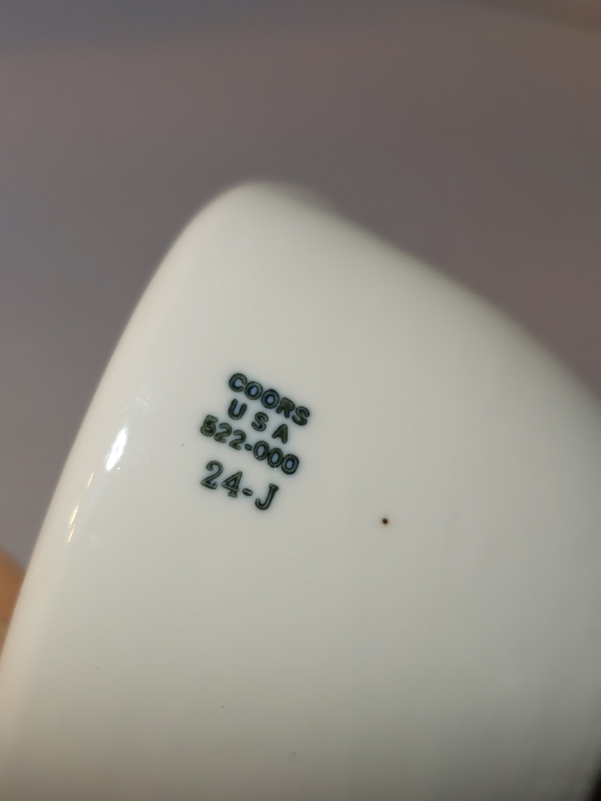 Vintage Small Coors USA Heavy White Porcelain Mortar & Pestle Lab Pharmacy