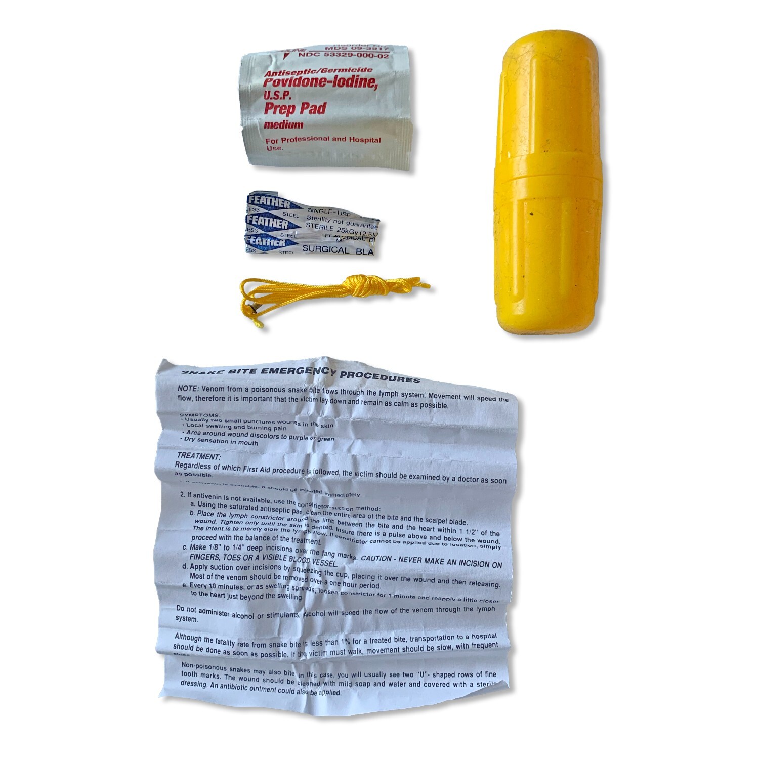 Vintage US Military Aircraft First Aid Kit LS-600-50 with Original Contents