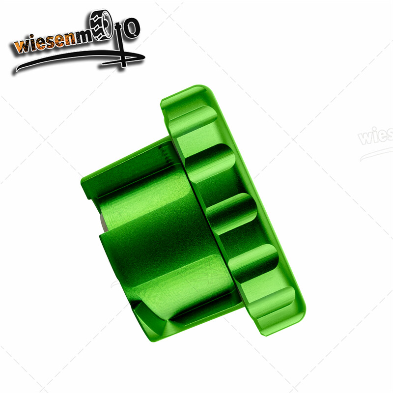 Green Aluminum Magnetic Diesel Fuel Cover Cap For Ram 1500 2500 3500 2019-2023