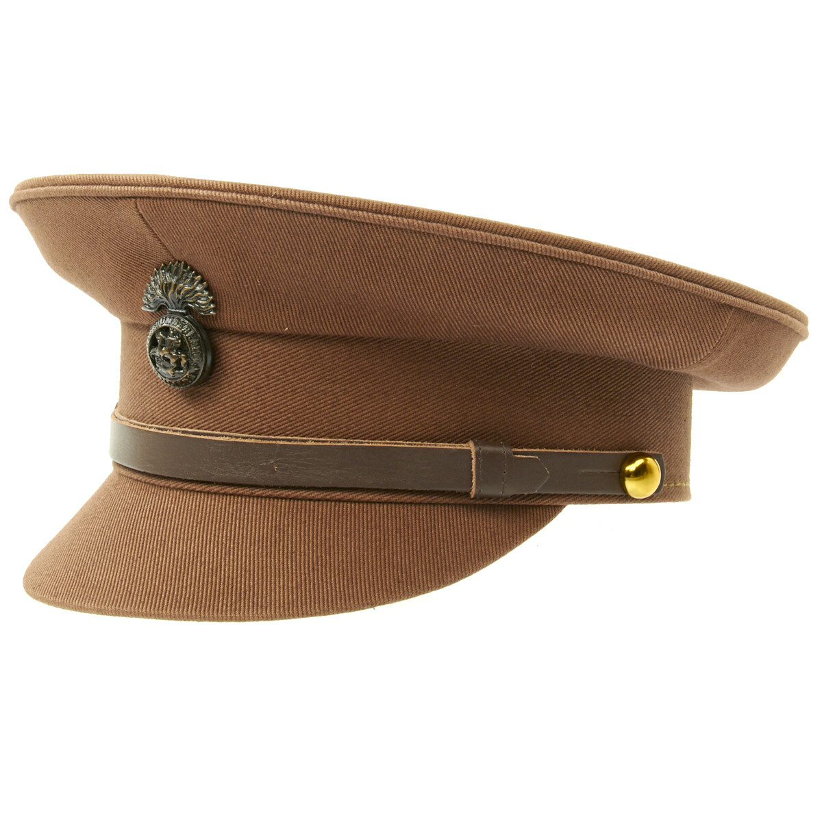 British WWI Officer Service Dress Peaked Cap- Size US 7 (56cm)