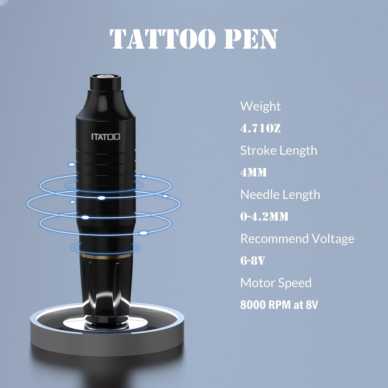 Cartridge Tattoo Machine Kit WTK164 - Pen Power Supply Ink Beginner Set