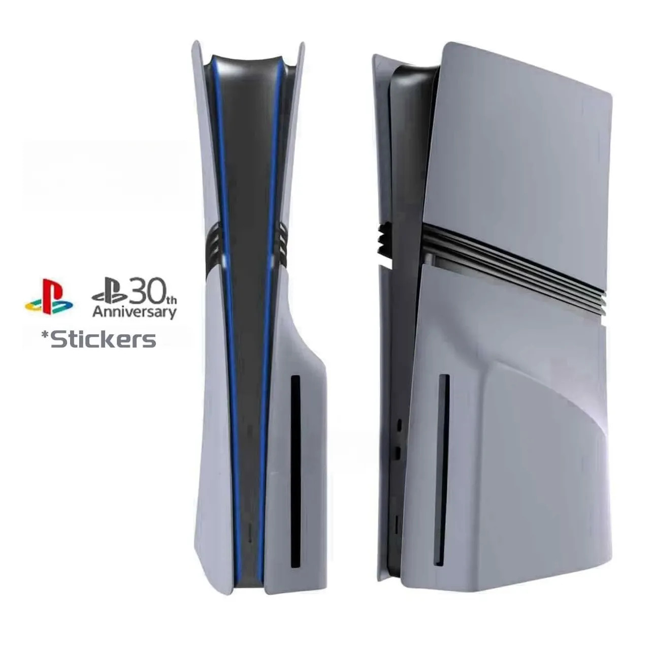 Gray 30th Annv PS5 Pro Faceplate Cover Plate Shell PlayStation 5 Disc Version