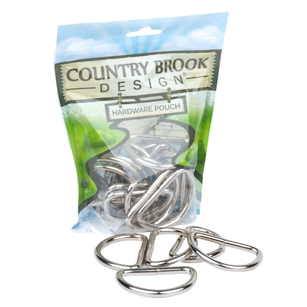 25 - Country Brook Design® 2 Inch Welded D-Rings
