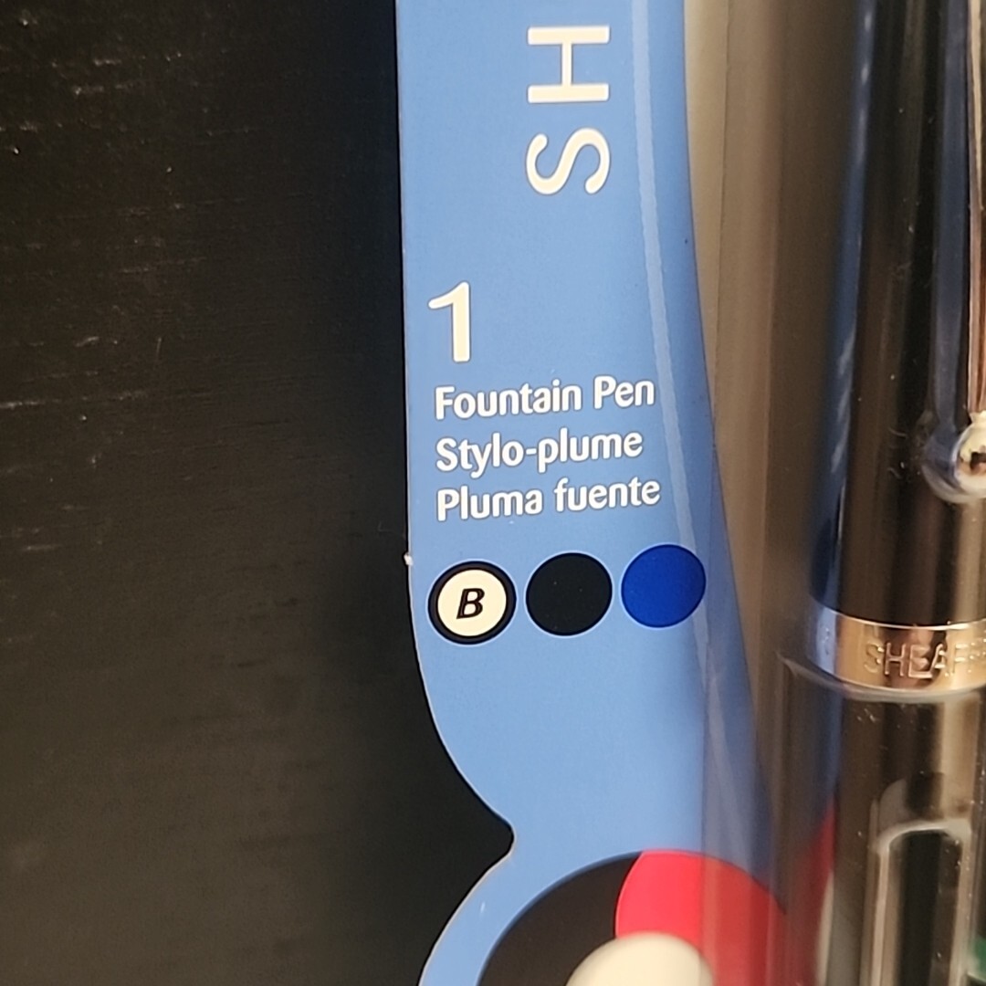 Sheaffer Viewpoint Calligraphy Fountain Pen Blue Black NIB New 73402 Free Ship!