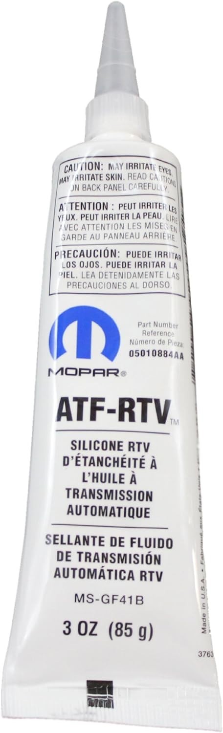 Mopar 5010884AD Transmission Leak Sealant- ATF RTV Silicone - 3oz Tube
