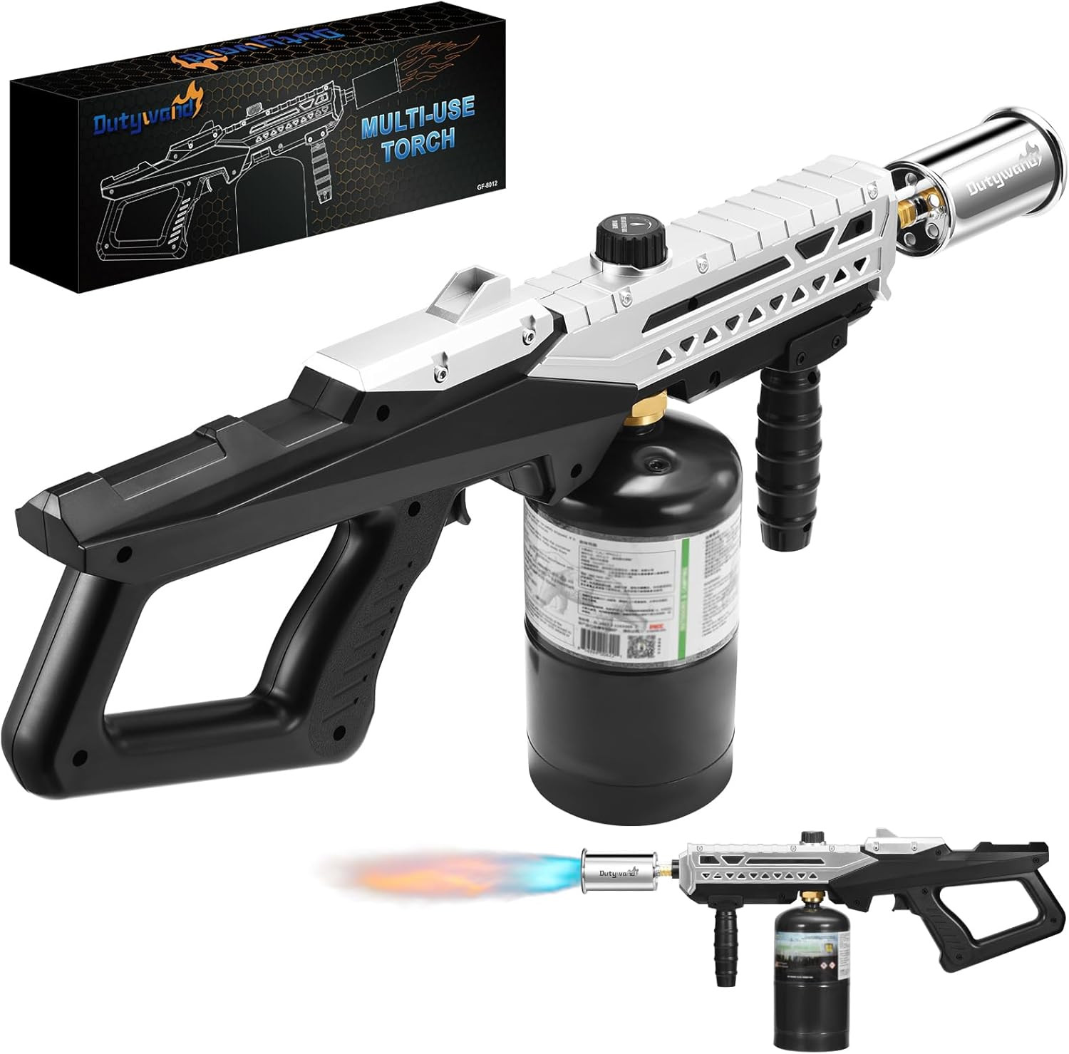 Powerful Propane Torch Gun Flamethrower with Adjustable Flame 800000BTU Blow