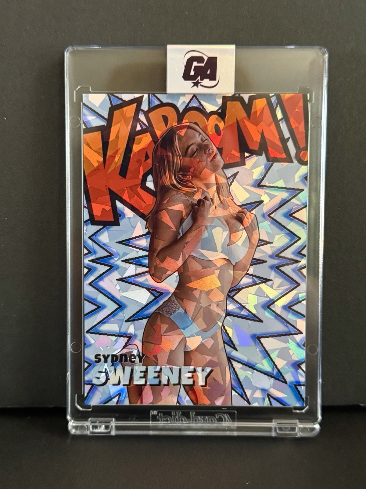 Sydney Sweeney KaBooM Style Novelty Art Trading Card Holographic
